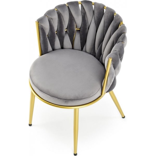 Cadeira matstol 517 - Grå/guld Cadeira matstol 517 - Grå/guld