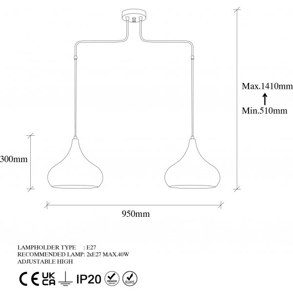 Plafonnier Mumbai 11551 - Patin