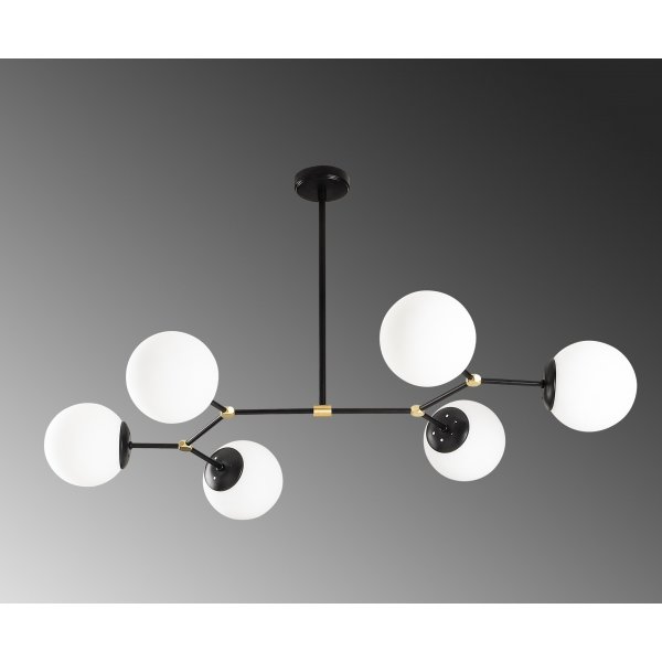 Plafonnier Damar 6321 - Noir/blanc