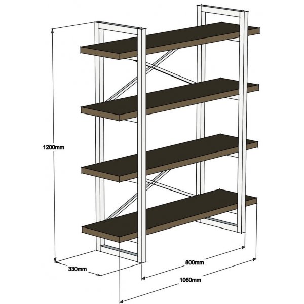 Bibliothèque Macro - Blanc/noir Bibliothèque Macro - Blanc/noir