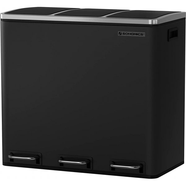 Poubelle Daloa 54 l - Noir Poubelle Daloa 54 l - Noir