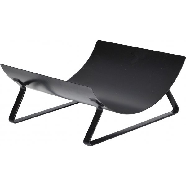 Ask vedfat i metall - Svart Ask vedfat i metall - Svart