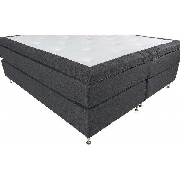 lvdalen bed 180 x 200 cm Vast - Donkergrijs