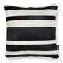 Stripy kuddfodral kohud Svart/vit