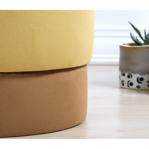 Pouf Ropp - Jaune Pouf Ropp - Jaune