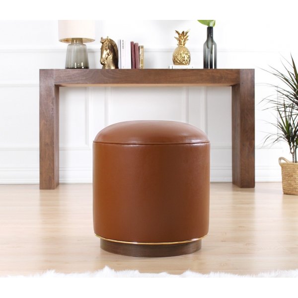 Milotte sittpuff - Mörkbrun Milotte sittpuff - Mörkbrun