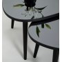 Gusto tafel 75 x 55 cm - Zwart/fume