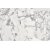 Table basse Ruffo 38/60 cm - Marbre blanc/or