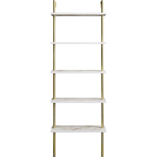 Bibliothèque Paula - Blanc/or Bibliothèque Paula - Blanc/or