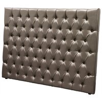 Silverhead sänggavel metallfärgat konstläder - 180 cm Silverhead sänggavel metallfärgat konstläder - 180 cm