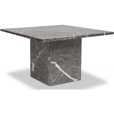 Level soffbord 75x75 cm - Grå marmor