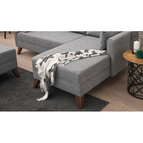 Bella divanbäddsoffa - Grå Bella divanbäddsoffa - Grå
