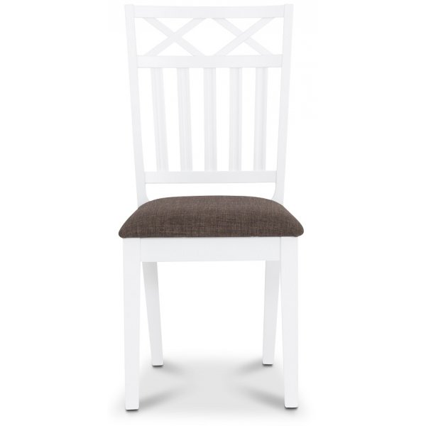 Chaise de salle à manger Herrgård Wilmer - Blanc / Marron Chaise de salle à manger Herrgård Wilmer - Blanc / Marron