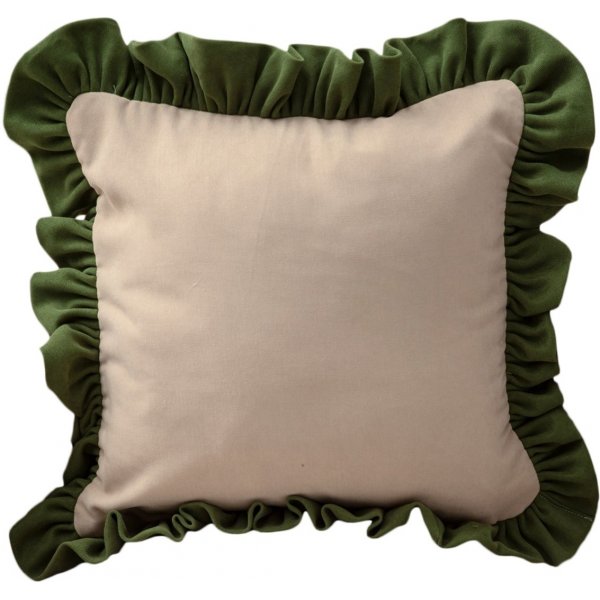 Firefly kuddfodral 43 x 43 cm - Grn/beige