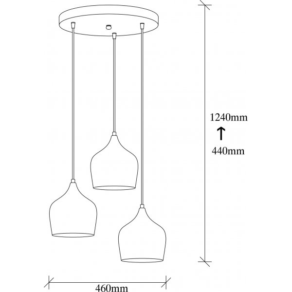 Plafonnier Dodo 6272 - Noir