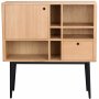 Vienna highboard - Ek/svart