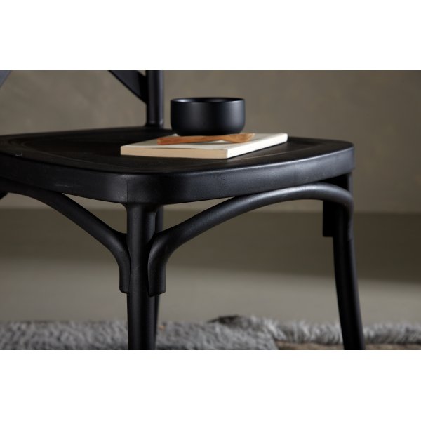 Chaise de salle à manger Crosett - Noir Chaise de salle à manger Crosett - Noir