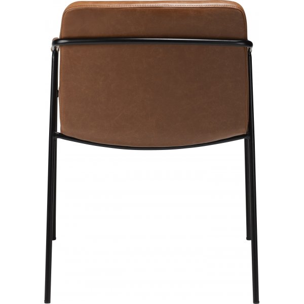 Fauteuil Boto - PU marron clair Fauteuil Boto - PU marron clair