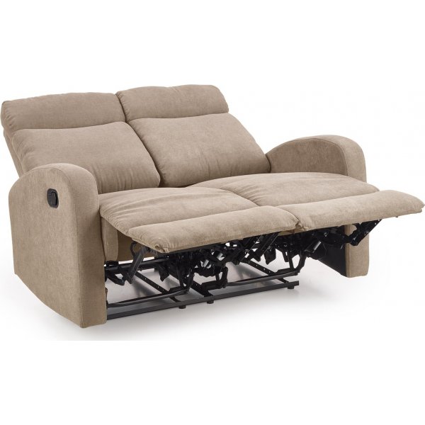 Canap inclinable 2 places Anslo - Beige