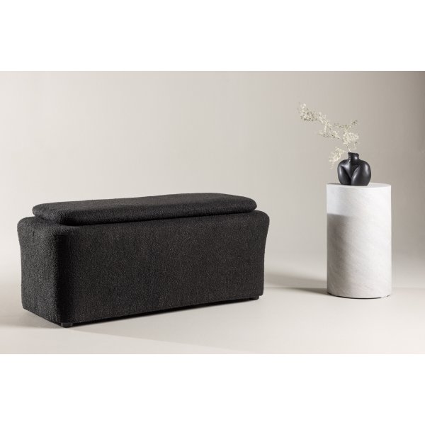 Pouf Laurel - Boucle noire Pouf Laurel - Boucle noire