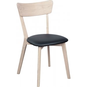 Amino stol - Vitpigmenterad / Svart Ecolder + Flckborttagare fr mbler