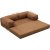 Comfort 3-sits bddsoffa - Brun