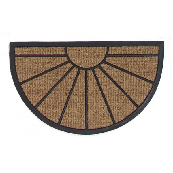 Dörrmatta Halvmåne - Sisal - Natur och gummi - 45x75 cm