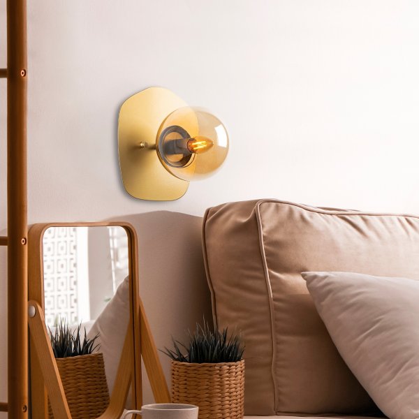 Well wandlamp 11665 - Goud