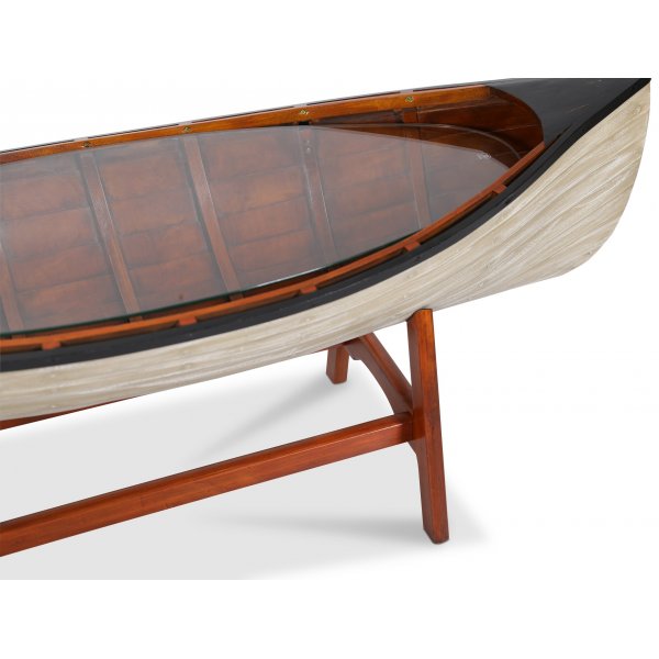 Table basse ancien marin bateau 135 x 43 cm - Décor marin + Pieds de meubles Table basse ancien marin bateau 135 x 43 cm - Décor marin + Pieds de meubles