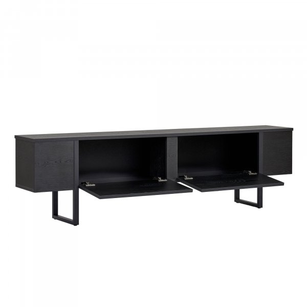 TV-b�nk Orost 180 cm - Wood black/svart