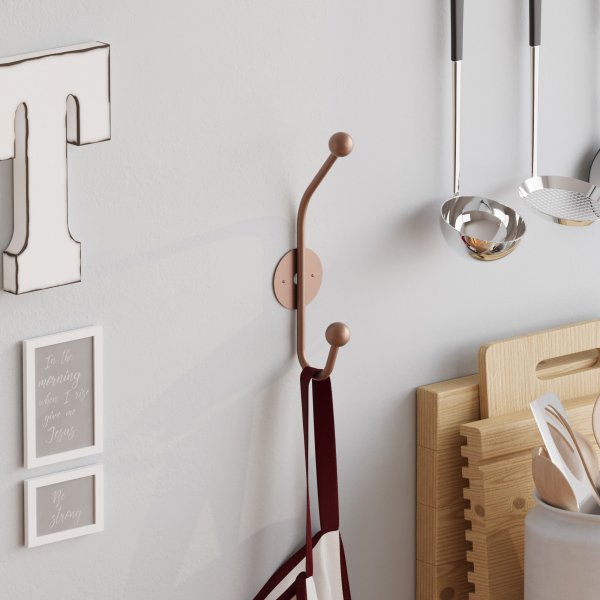 Rhino klädhängare - Koppar Rhino klädhängare - Koppar