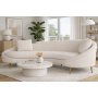 Estelle 3-sits soffa beige - 255 cm bred Estelle 3-sits soffa beige - 255 cm bred