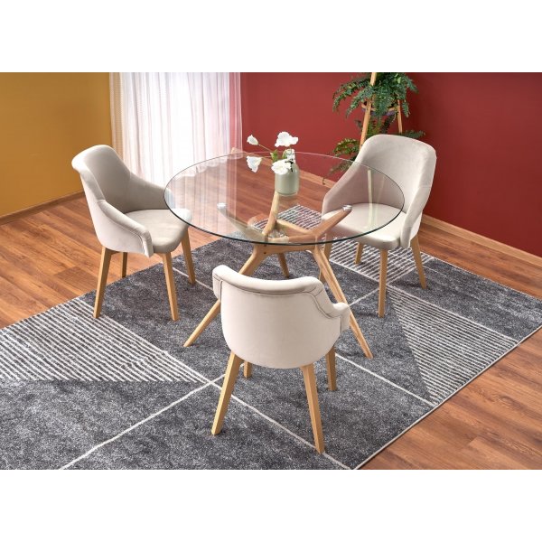 Ashmore eettafel Ø120 cm - Eiken Ashmore eettafel Ø120 cm - Eiken