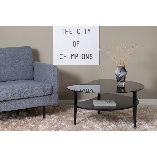 Egg bord 101 x 80 cm - Svart/Grå Egg bord 101 x 80 cm - Svart/Grå