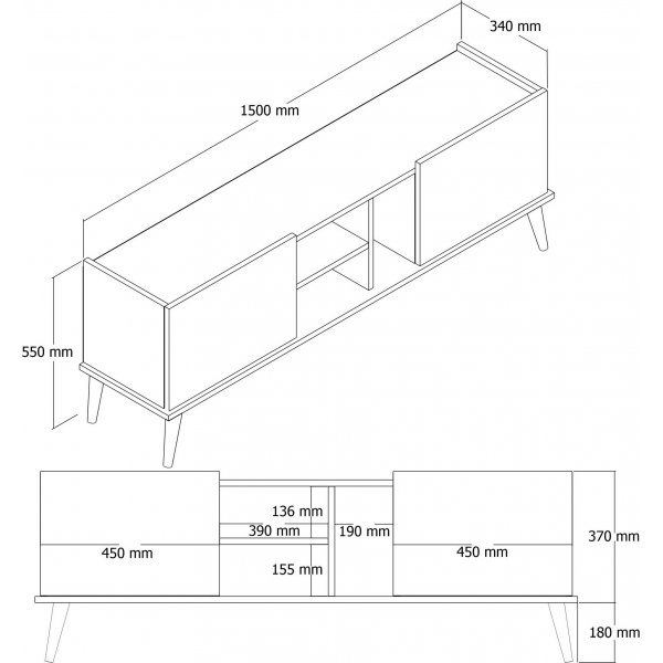Banc multimdia Carma - Chne