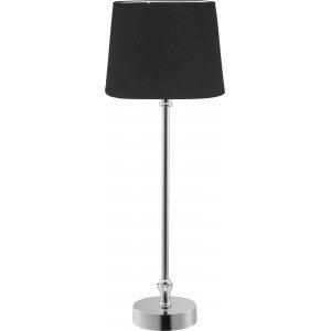 Liam bordslampa - Svart/krom - 59 cm