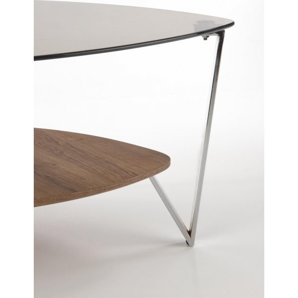 Gail soffbord 80 x 80 cm - Brun