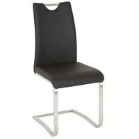 Bob Steel stol - Svart PU Bob Steel stol - Svart PU