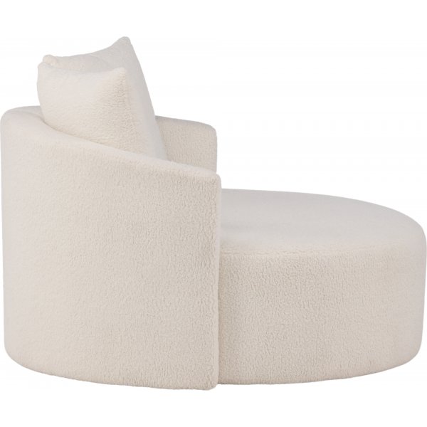 Canap 2 places Kelso - Teddy blanc