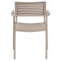 Matgrupp med 8 stolar och matbord 230 x 100 cm beige/natur - Menton/Pino