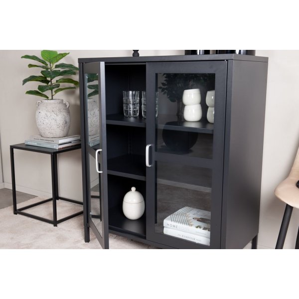 Armoire basse Torpa - Noir Armoire basse Torpa - Noir