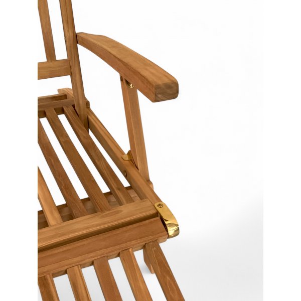 Ligstoel massief teak - Salt�