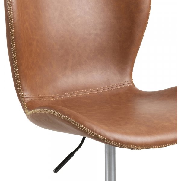 Chaise de bureau Batilda - PU marron Chaise de bureau Batilda - PU marron