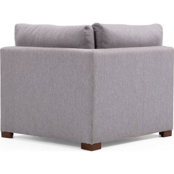 Canapé divan Lena - Gris clair Canapé divan Lena - Gris clair