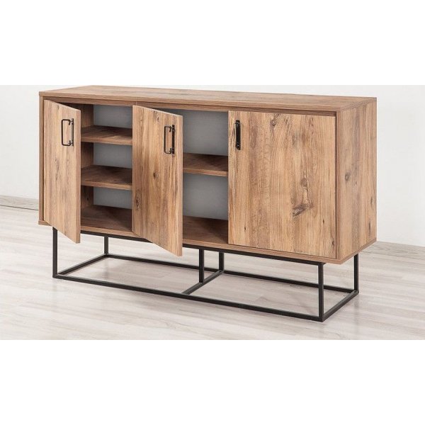 Quantum Mare dressoir - Grenen/zwart Quantum Mare dressoir - Grenen/zwart