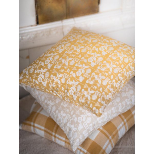 De mina kuddfodral 45 x 45 cm - Beige gul De mina kuddfodral 45 x 45 cm - Beige gul