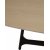 Table  manger Ooid 220 x 110 cm - Placage chne/noir