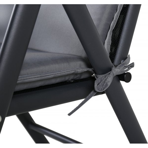 Home dyna 5-positioners med huvudkudde - Grå Home dyna 5-positioners med huvudkudde - Grå