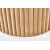 Table basse ronde Celie avec tiges en bois 40 cm