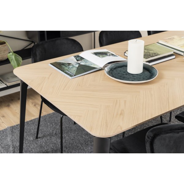 Connect eettafel 200 cm - Eiken